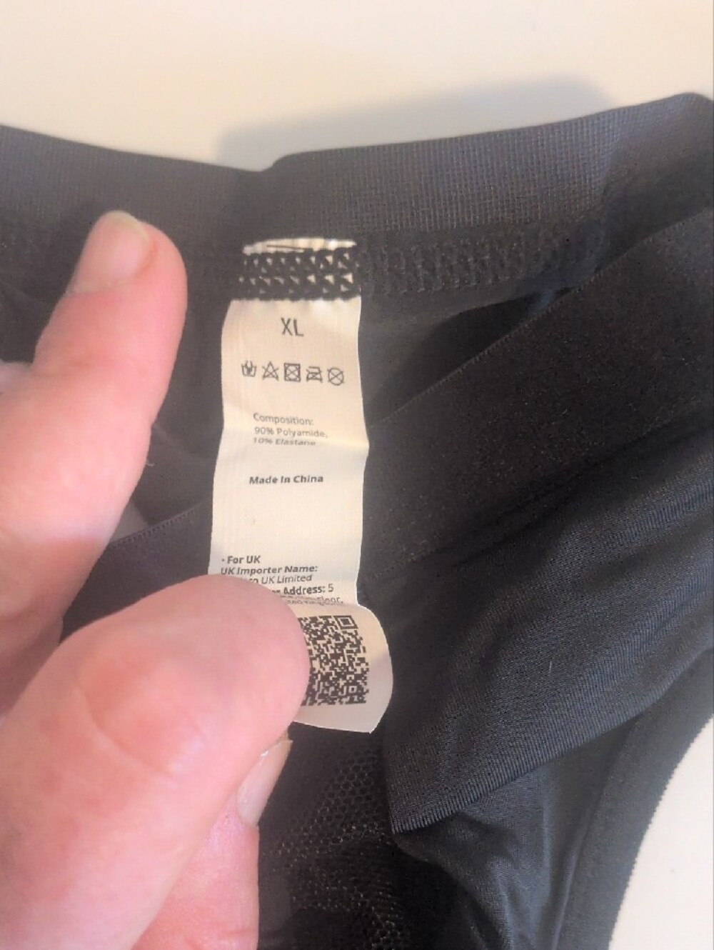 Men's Black Minimal Bikini Brief with Side Ring Accents - Picture 2 of 3
